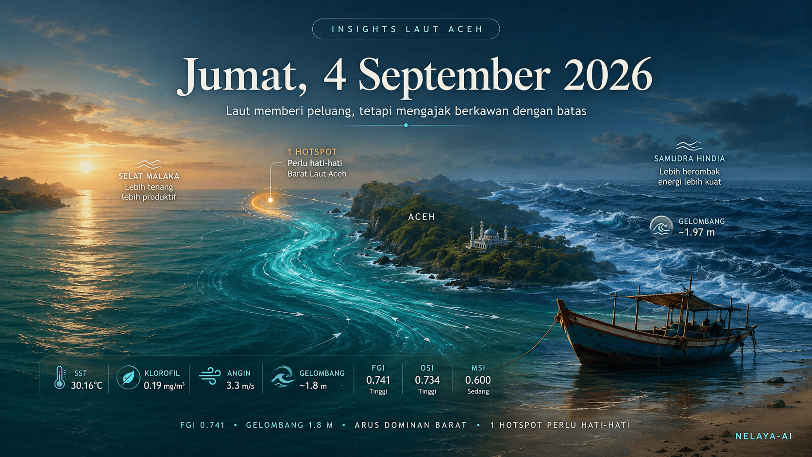 Jumat, Laut Memberi Peluang tetapi Mengajak Berkawan dengan Batas