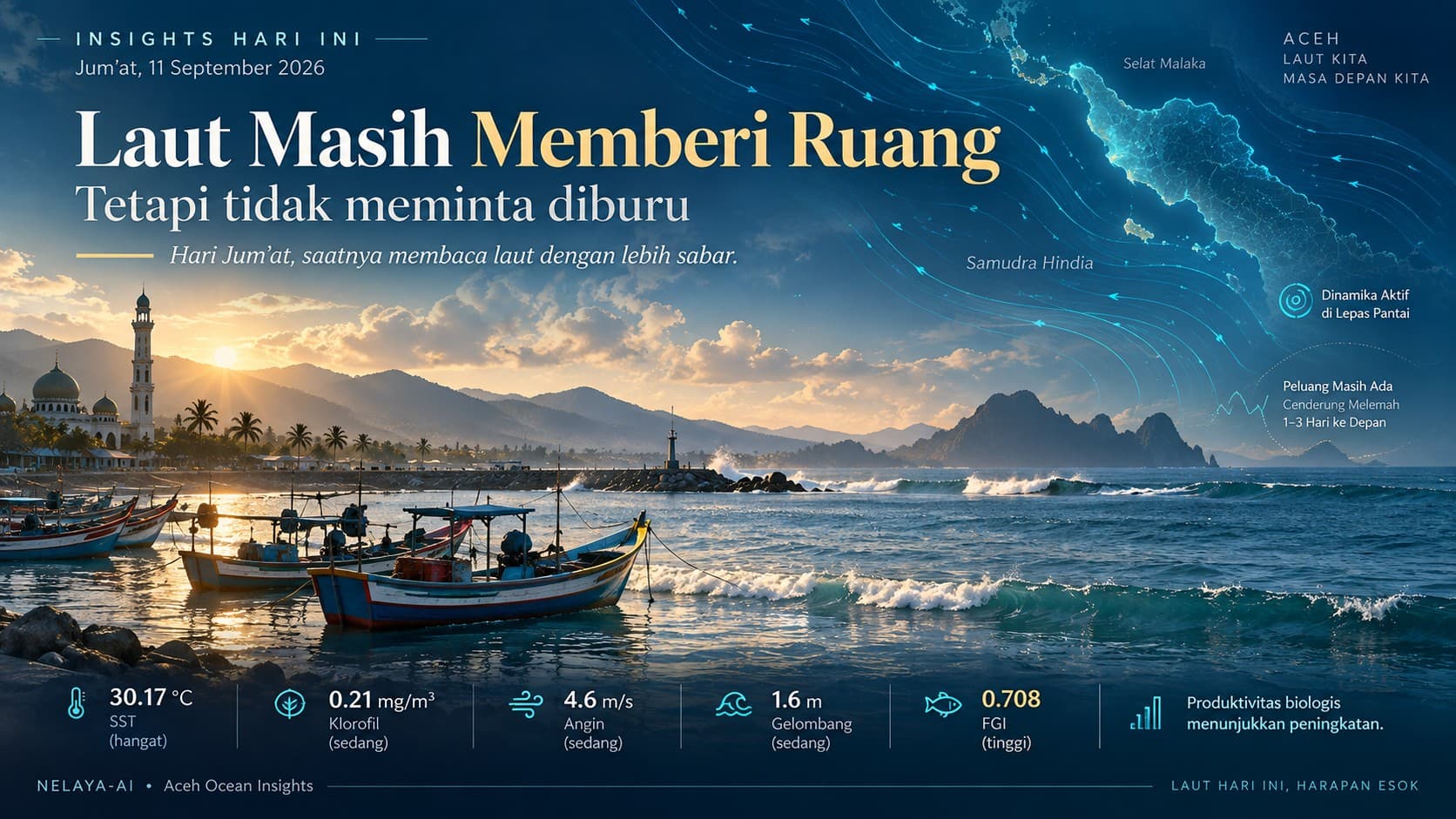 Jum’at, Laut Masih Memberi Ruang, tetapi Tidak Meminta Diburu