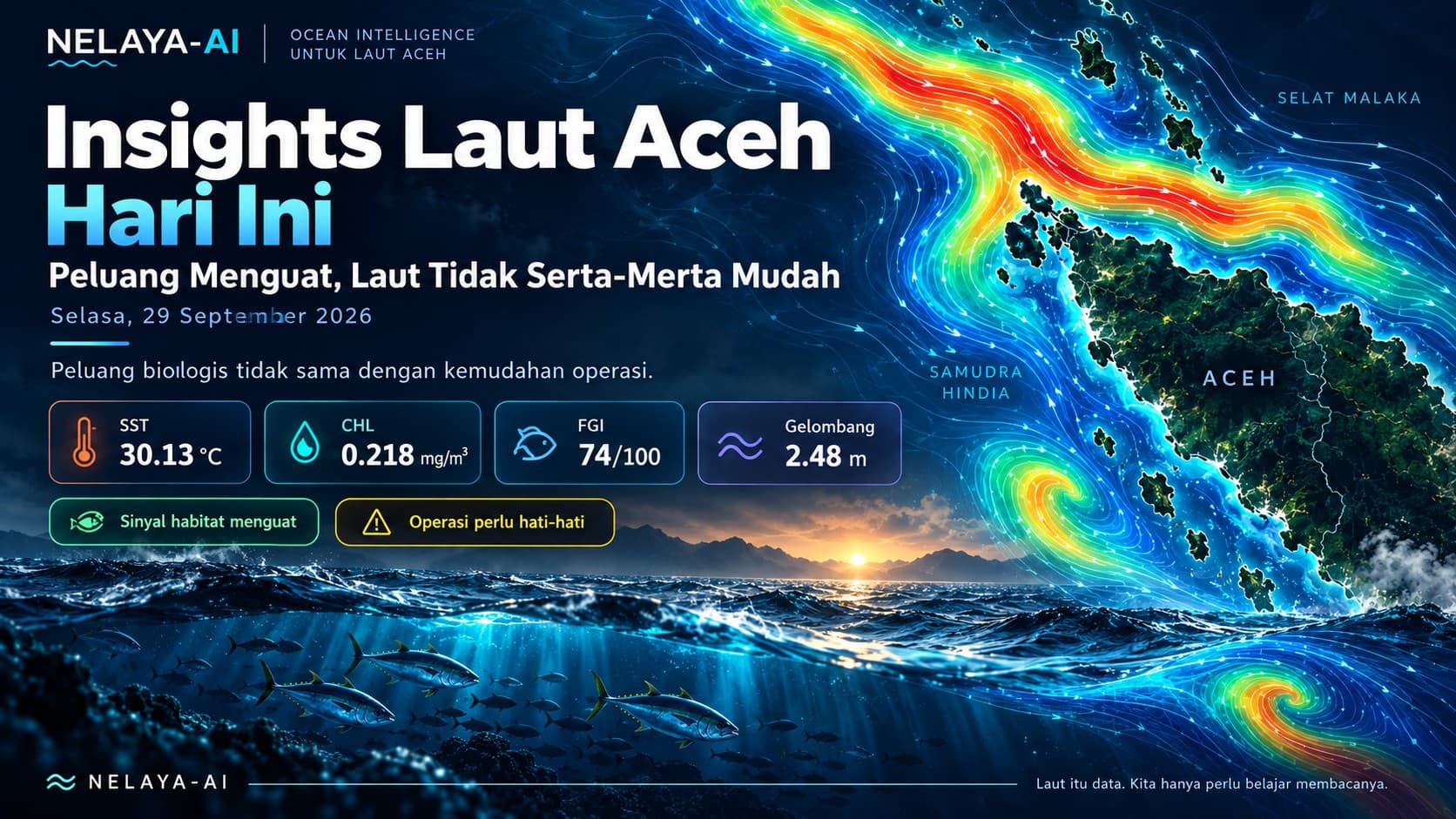 Selasa, Peluang Menguat, Laut Tidak Serta-Merta Mudah