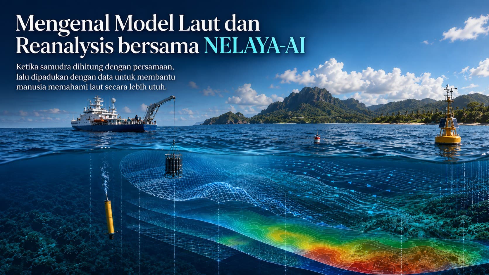 Mengenal Model Laut dan Reanalysis: Ketika Samudra Dihitung untuk Dipahami