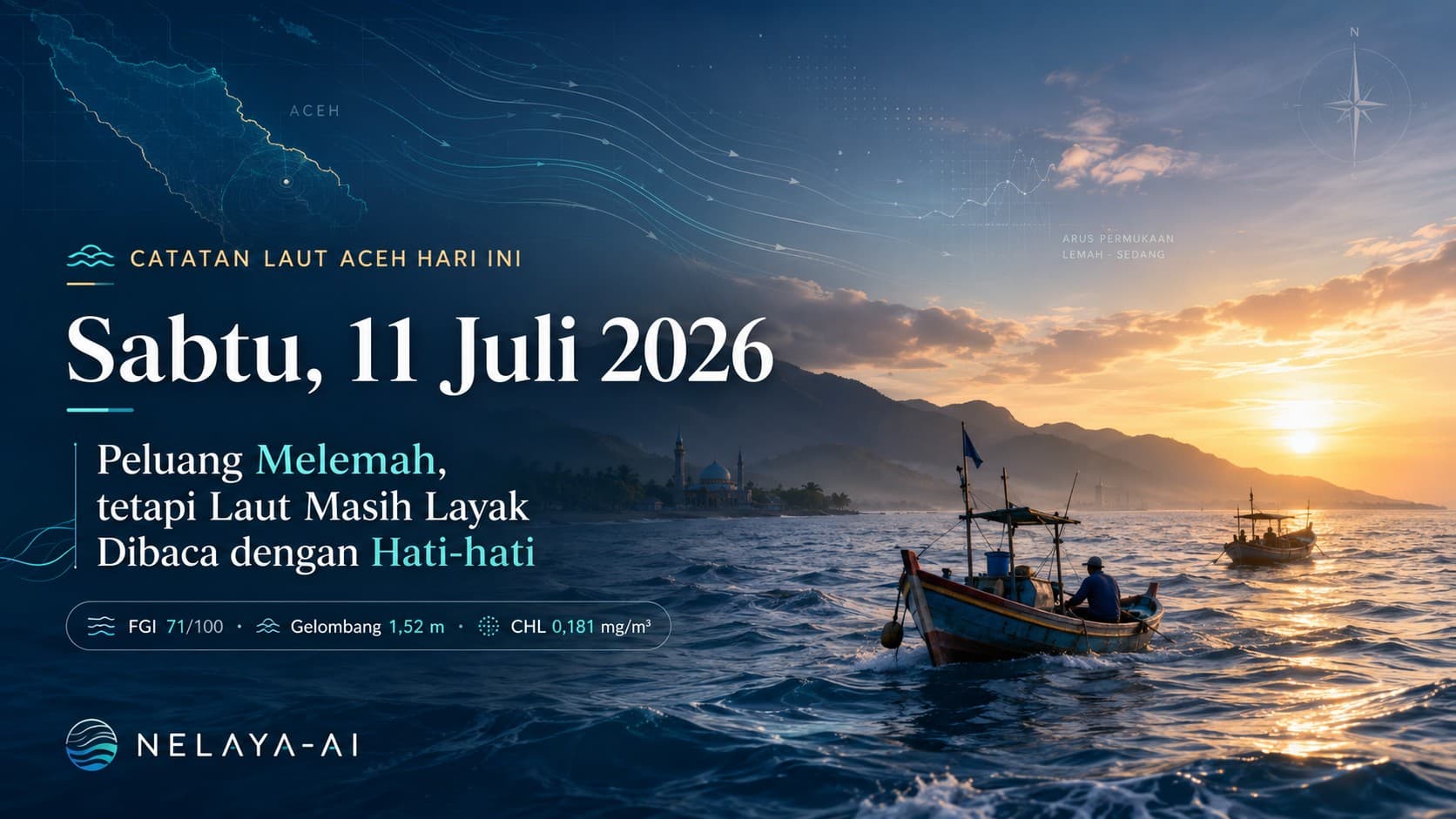 Sabtu, Peluang Hari Ini Melemah tetapi Laut Masih Layak Dibaca dengan Hati-hati