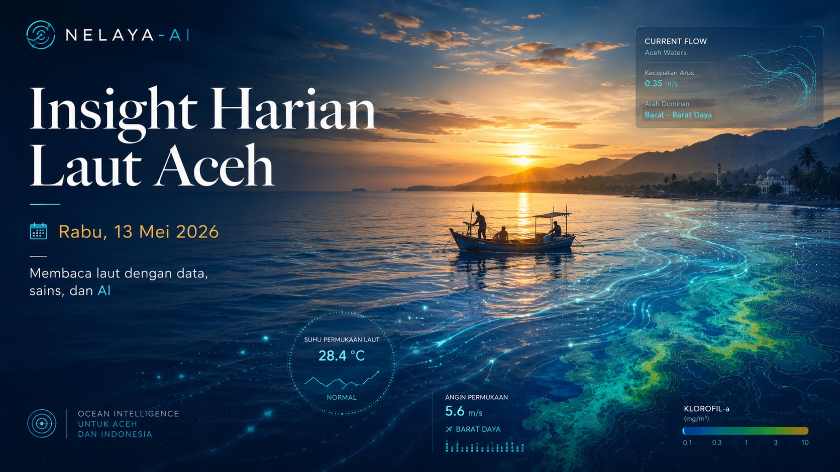 Rabu, Laut Aceh Tetap Hangat: Peluang Pelagis Masih Terbaca, Tapi Harus Dibaca Lebih Hati-Hati