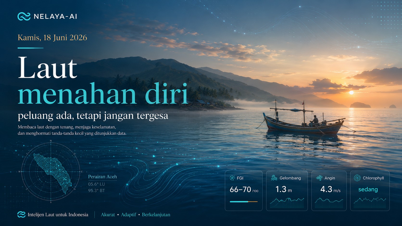 Kamis, Laut Aceh Menahan Diri: Peluang Ada, tetapi Jangan Tergesa