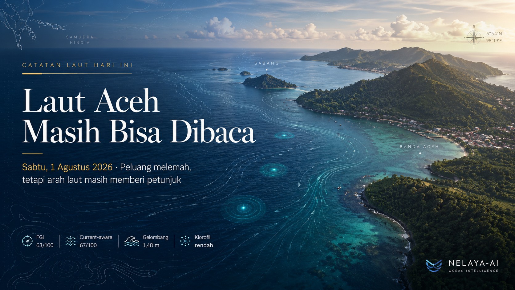 Sabtu, Peluang Melemah tetapi Laut Aceh Masih Bisa Dibaca