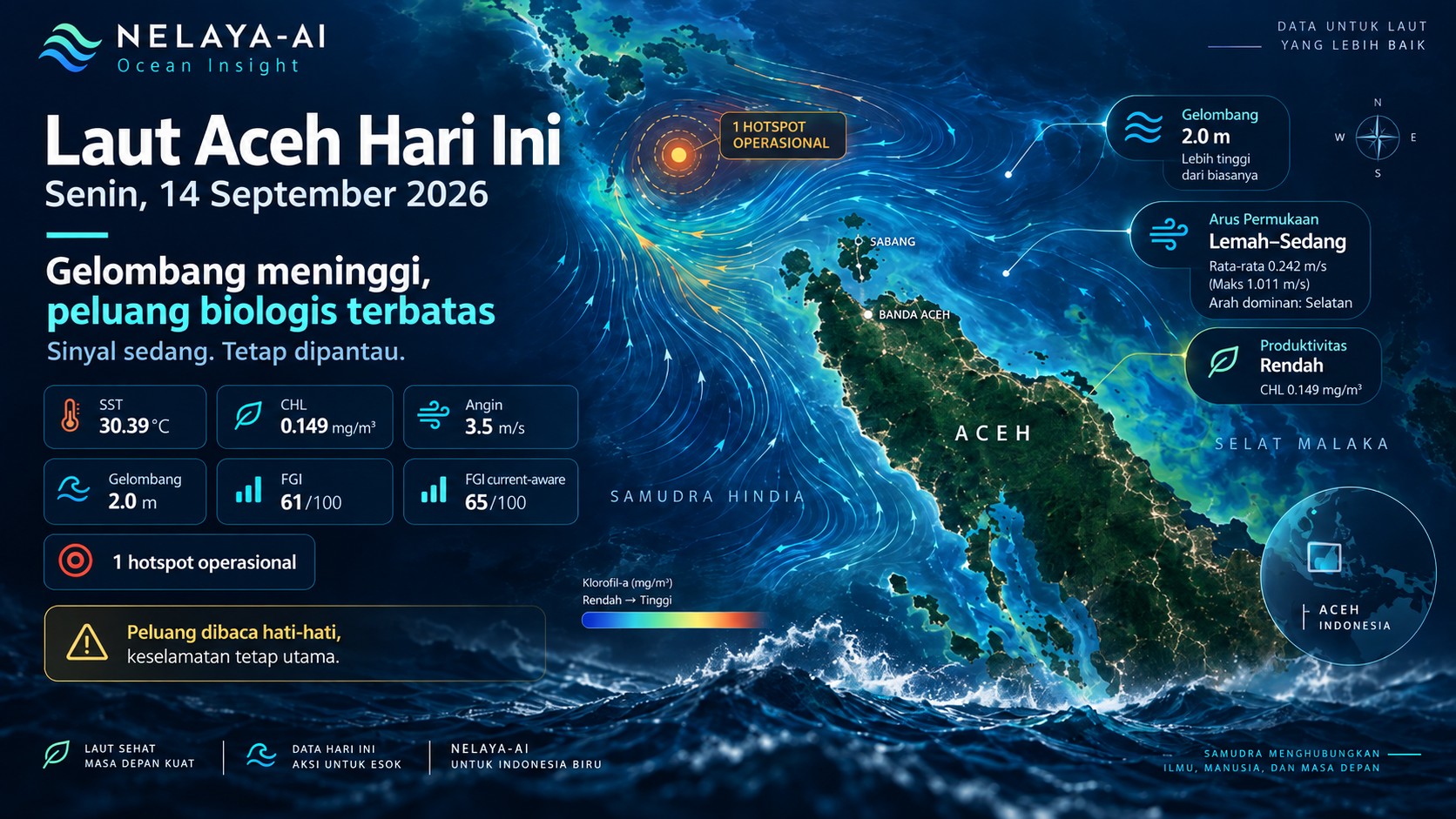 Senin, Ketika Gelombang Meninggi dan Peluang Biologis Menipis