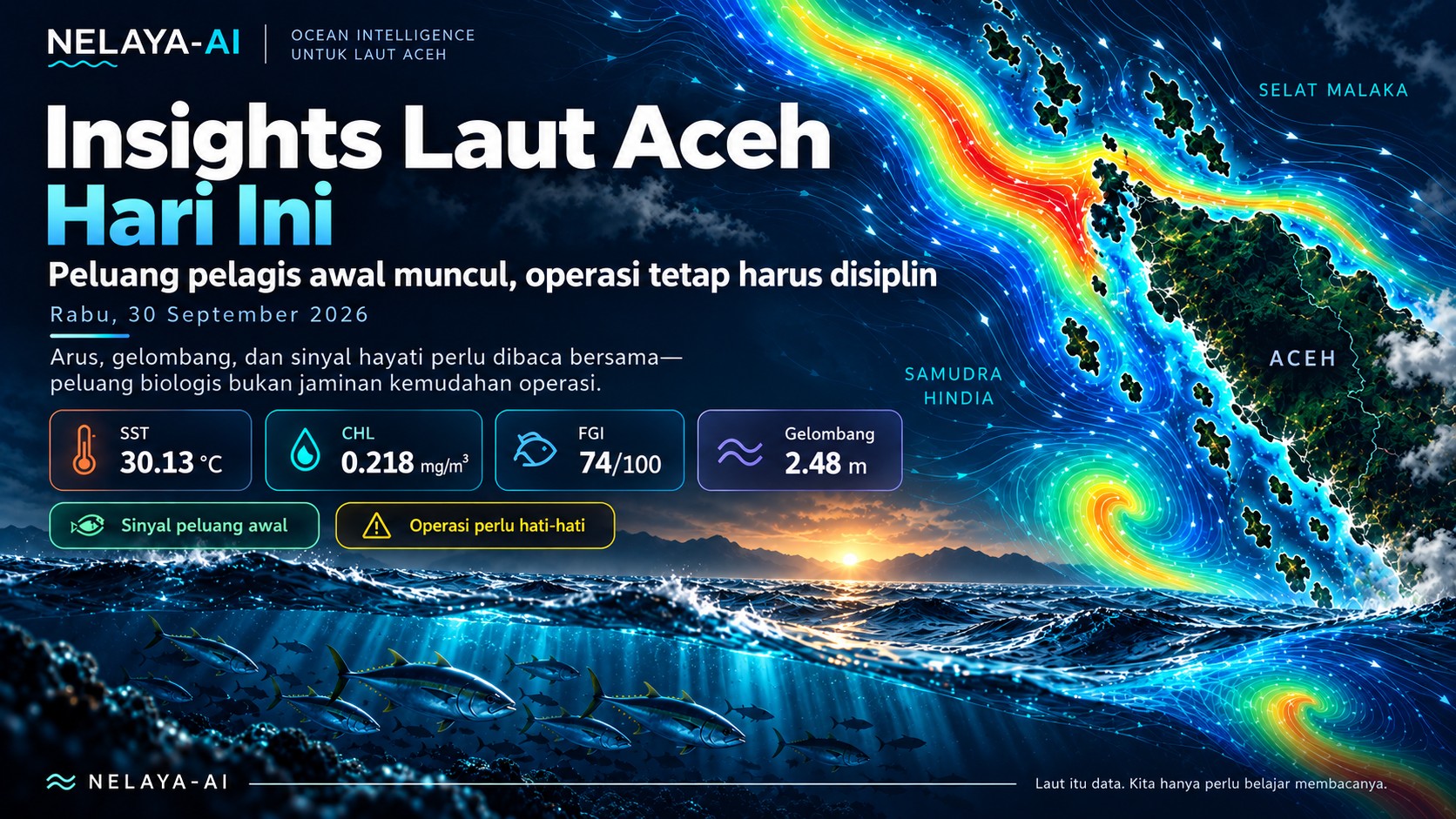 Rabu, Laut Tidak Berganti Hanya karena Tanggal Berganti
