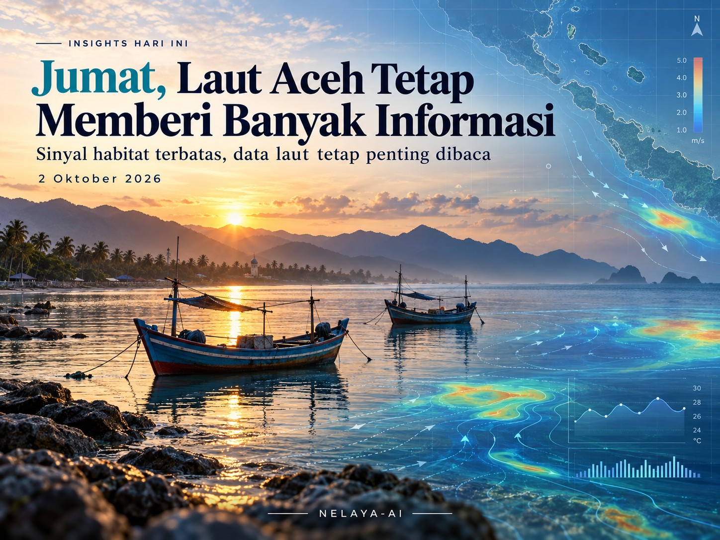 Jumat, Sinyal Habitat Terbatas tetapi Laut Aceh Tetap Memberi Banyak Informasi