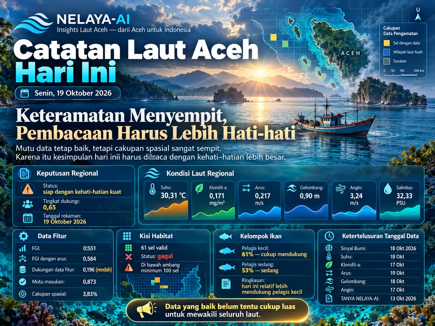Senin, Ketika Keteramatan Menyempit, Kita Harus Lebih Hati-hati Membaca Laut